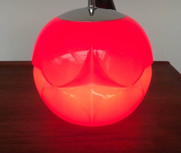 Suspension boule en verre allemande vintage de Peill & Putzler, années 1970