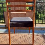 6 Scandinavian teak chairs from the 60
