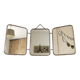 Vintage Triptych Barber Mirror