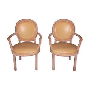 Paire de fauteuil style - louis xvi