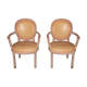 Paire de fauteuil style Louis XVI fantaisie