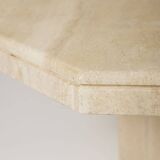 Travertine coffee table