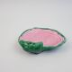 Vide Poche coquillage en céramique vert et rose signé A.Ferlay Vallauris Circa 1960
