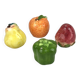 Miniature fruit salt and pepper shakers