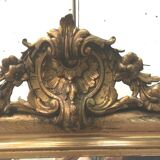 Louis XV style mirror in wood and stucco 154x87cm