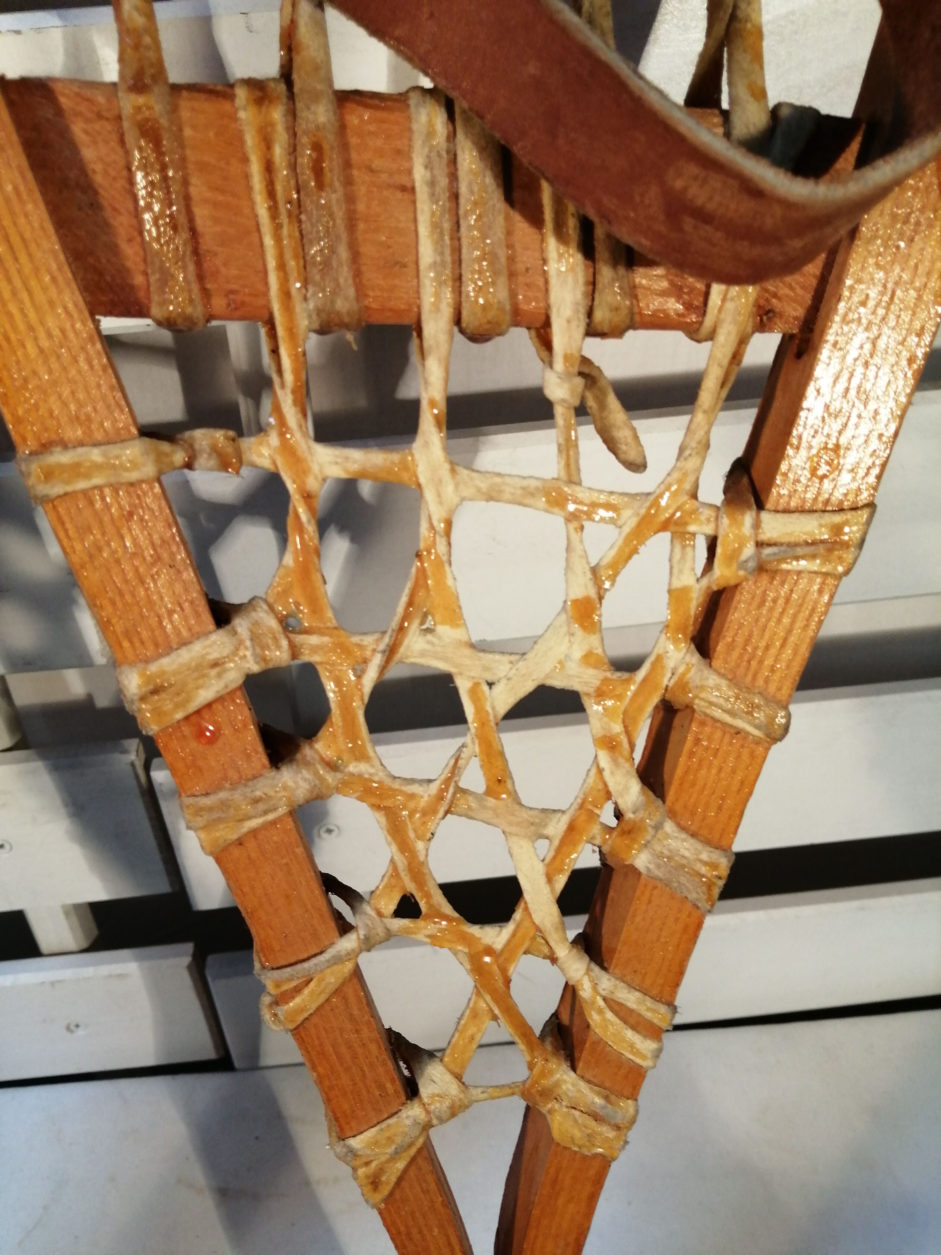 Old pair of snowshoes - vintage
