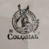 Dessert plate Moulin des Loups / Colonial