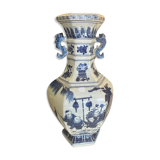 Vase chinois bleu