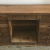 Wooden workshop counter