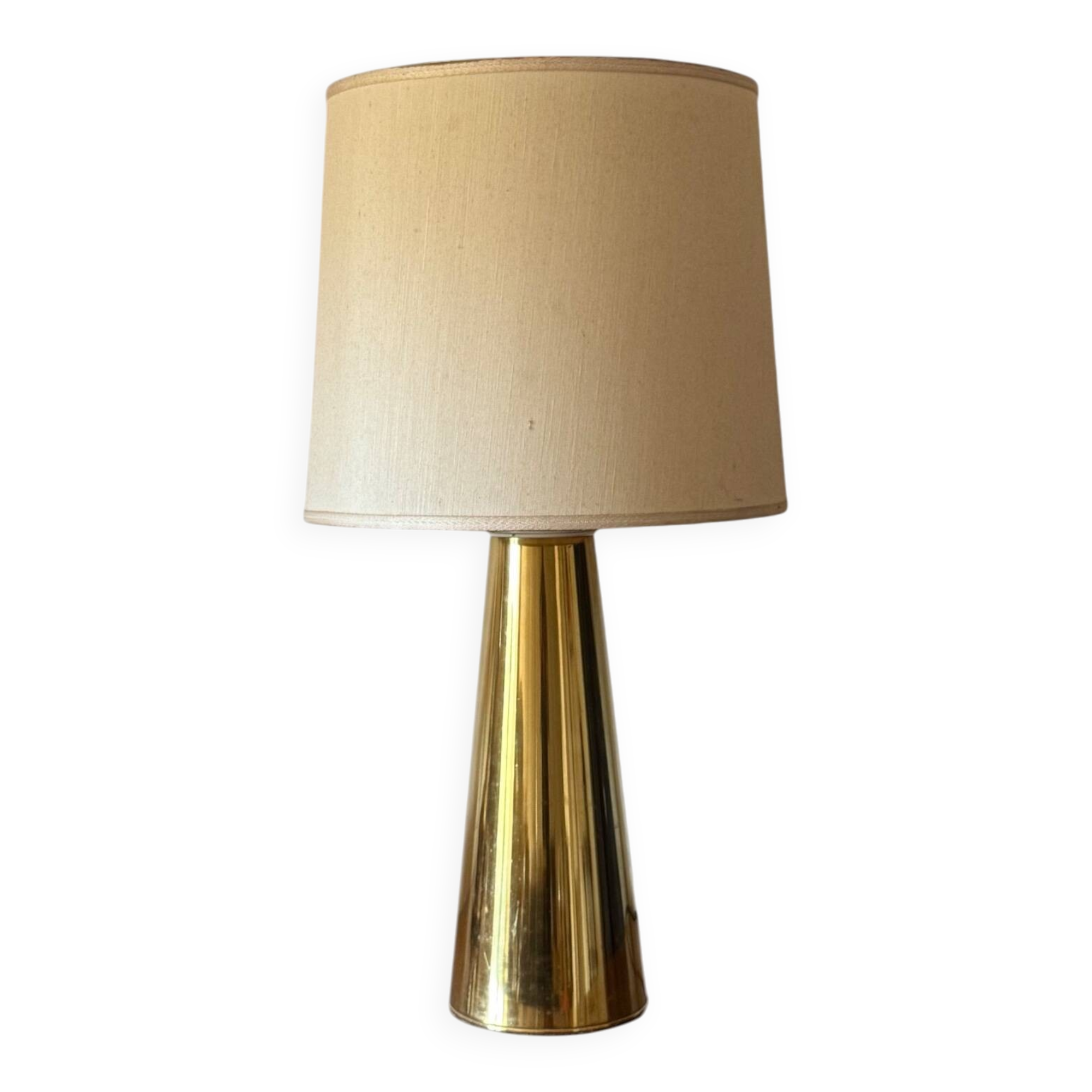 Conical brass table Lamp, Italy 1970