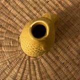 Saffron ceramic vase