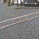 Wrought iron industrial ladder