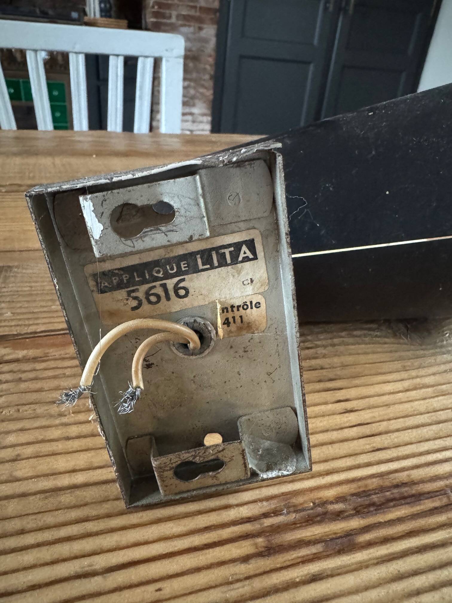 Conical wall light from Lita