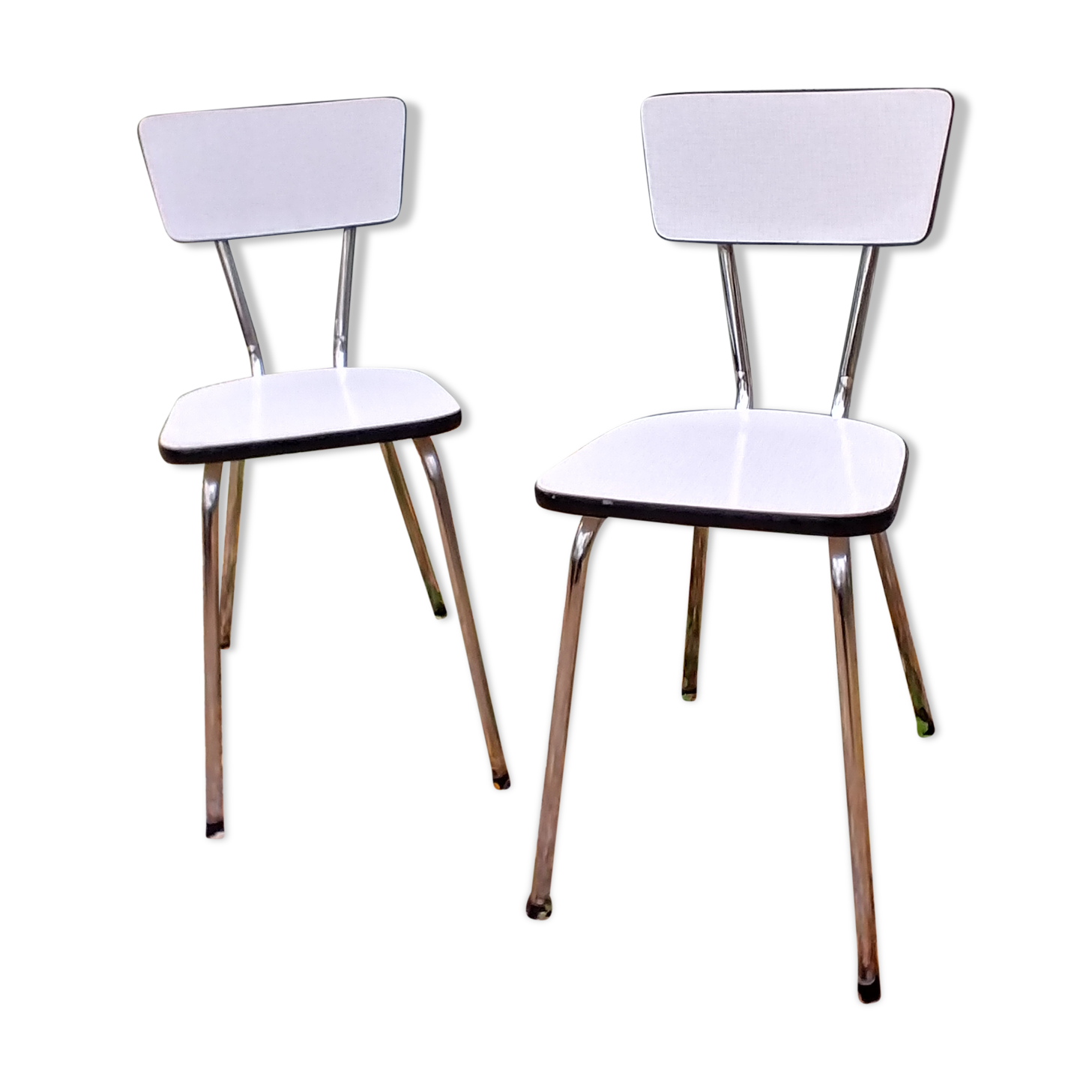 Pair of chairs in formica