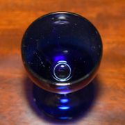 Sherry Carafe and Antique Bristol Blue Glasses