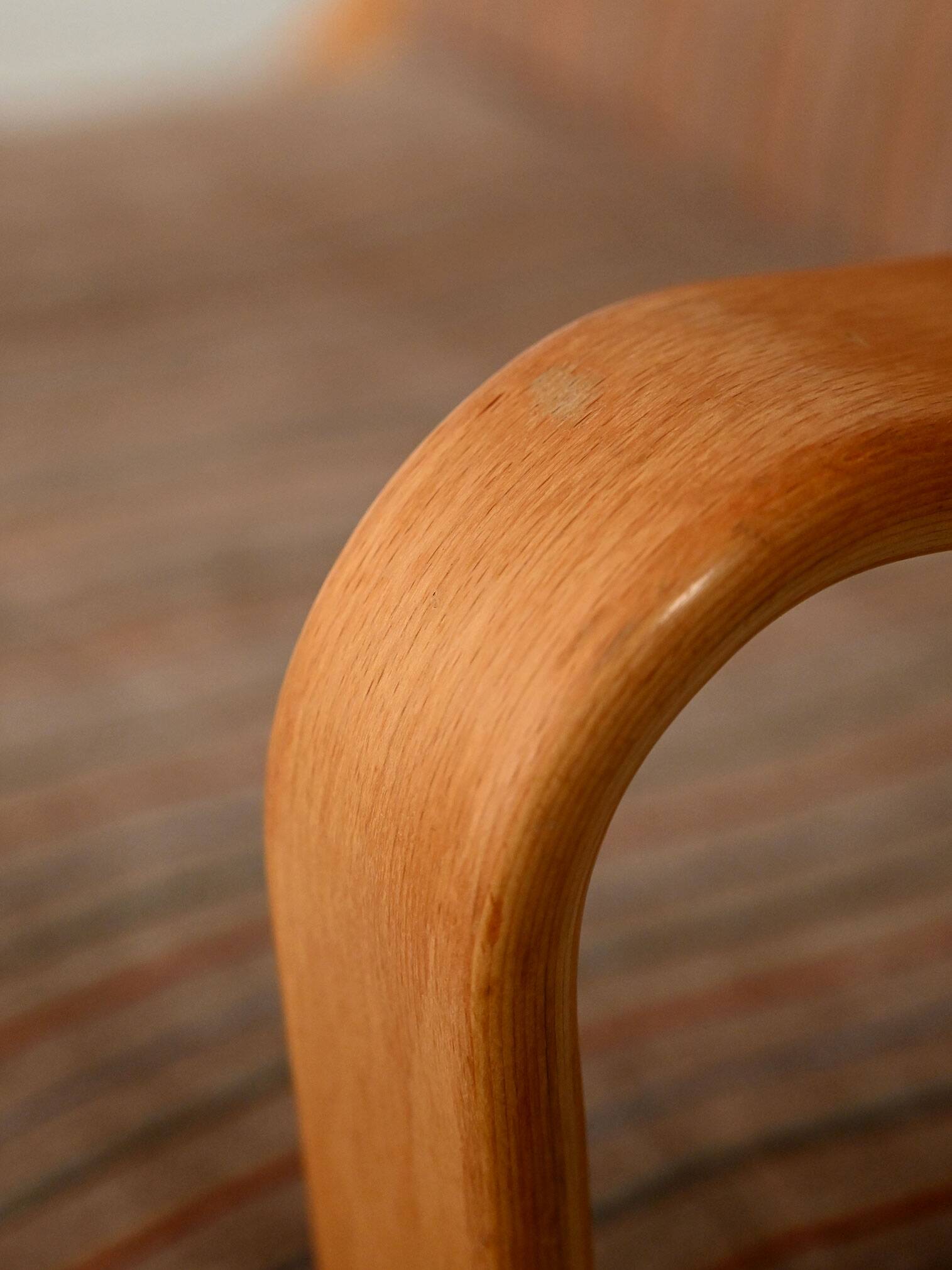Pair of Swedish Ire Möbler bent beech armchairs, 1960s