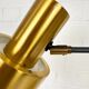 Desk lamp "Lento" Jo Hammerborg, Fog & Mørup, Brass, Denmark, 1960