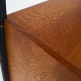 Oak system library, PS system, Danish design, 1960s, production: Rander