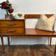 Mid Century Retro Vintage Teak Telephone Seat 1960