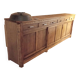 Old pharmacy cabinet from the 1950s width 263 cm