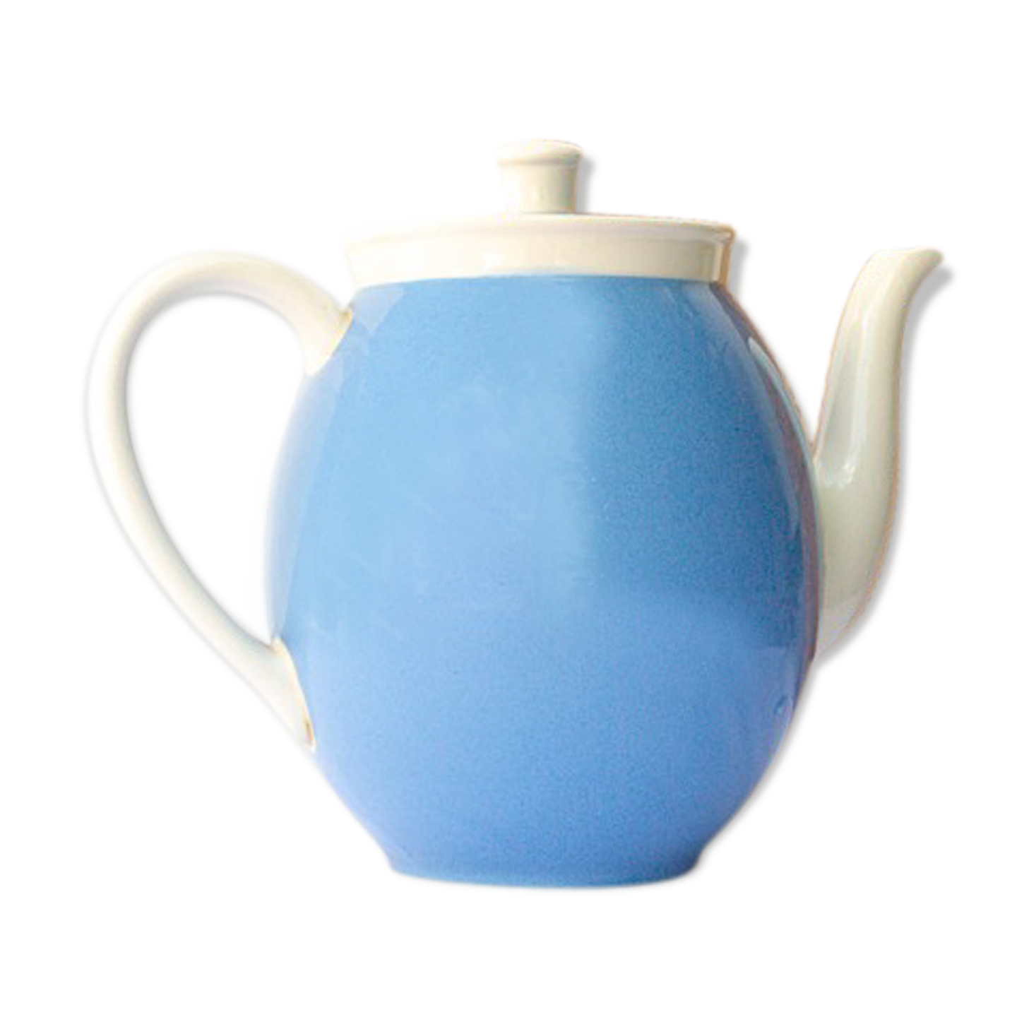 Villeroy blue teapot and Boch model Orléans