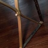 Console in brass and glass 50 years