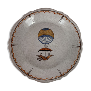 Assiette ancienne decor