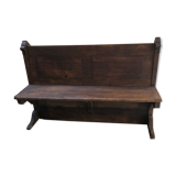Church bench in solid wood
