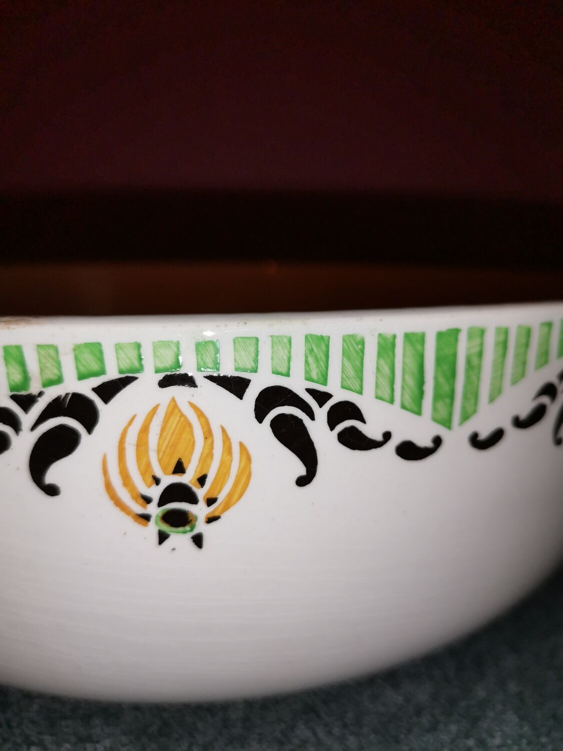 Salad bowl Sarreguemines Maroussia