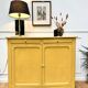 Buffet parisien vintage jaune miel