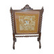 Oak fireplace screen