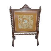 Oak fireplace screen