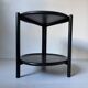 Bar cart from the 60s-70s in its factory black version, attributed to Jens Quistgaard.