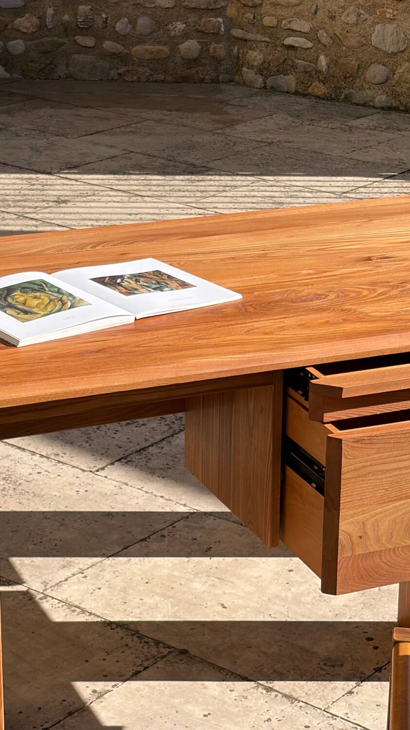 Solid oak desk