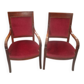 Pair of Empire period armchairs