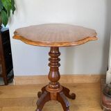 19th century violin pedestal table with tilting top