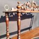 19th century molded mahogany wall shelf Louis-Philippe