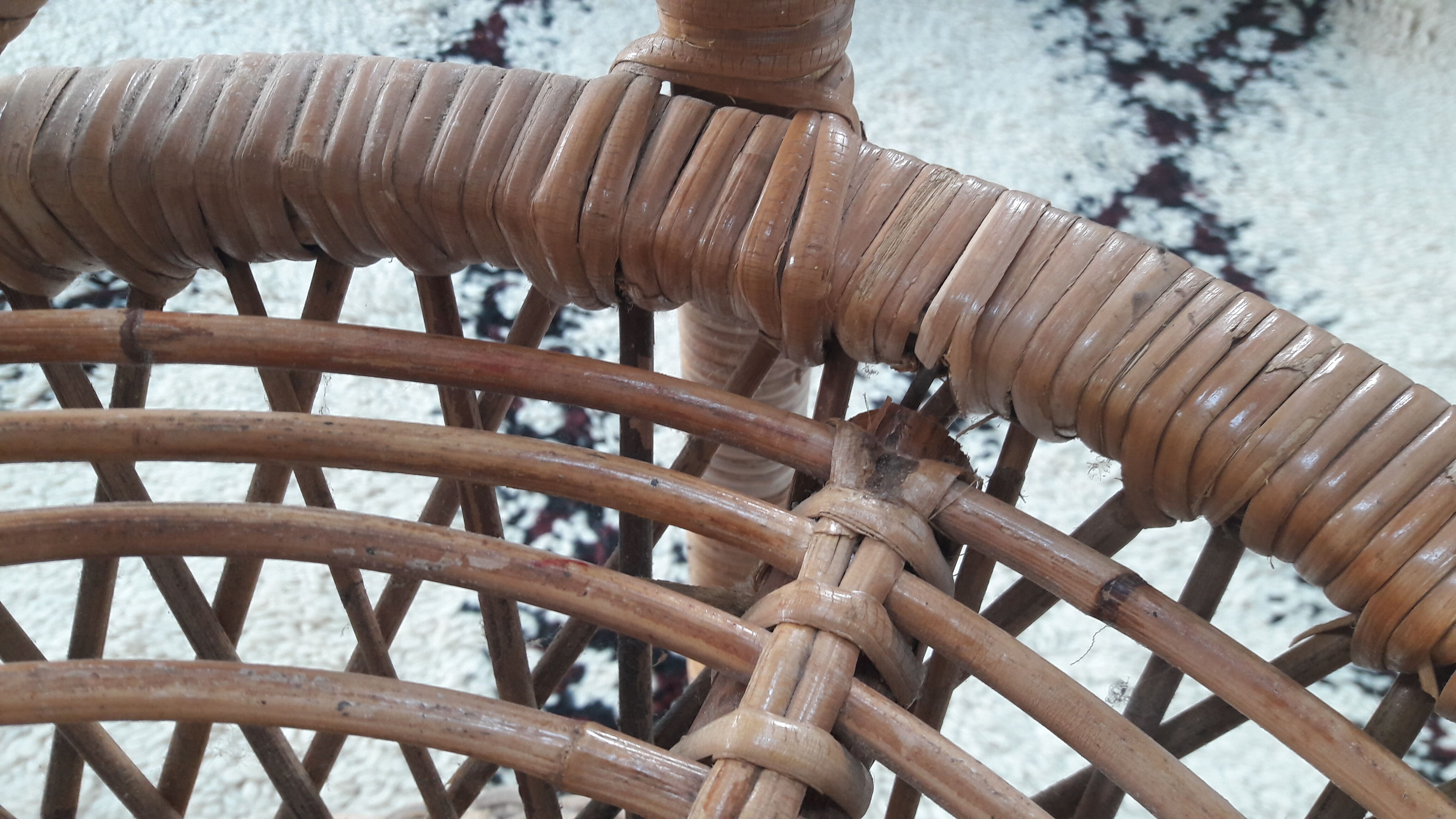 Emmanuelle peacock armchair