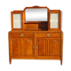Buffet Art Déco avec guérites et miroir