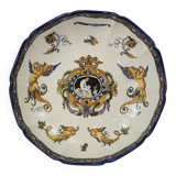 Melon dish in Gien earthenware, 19th century