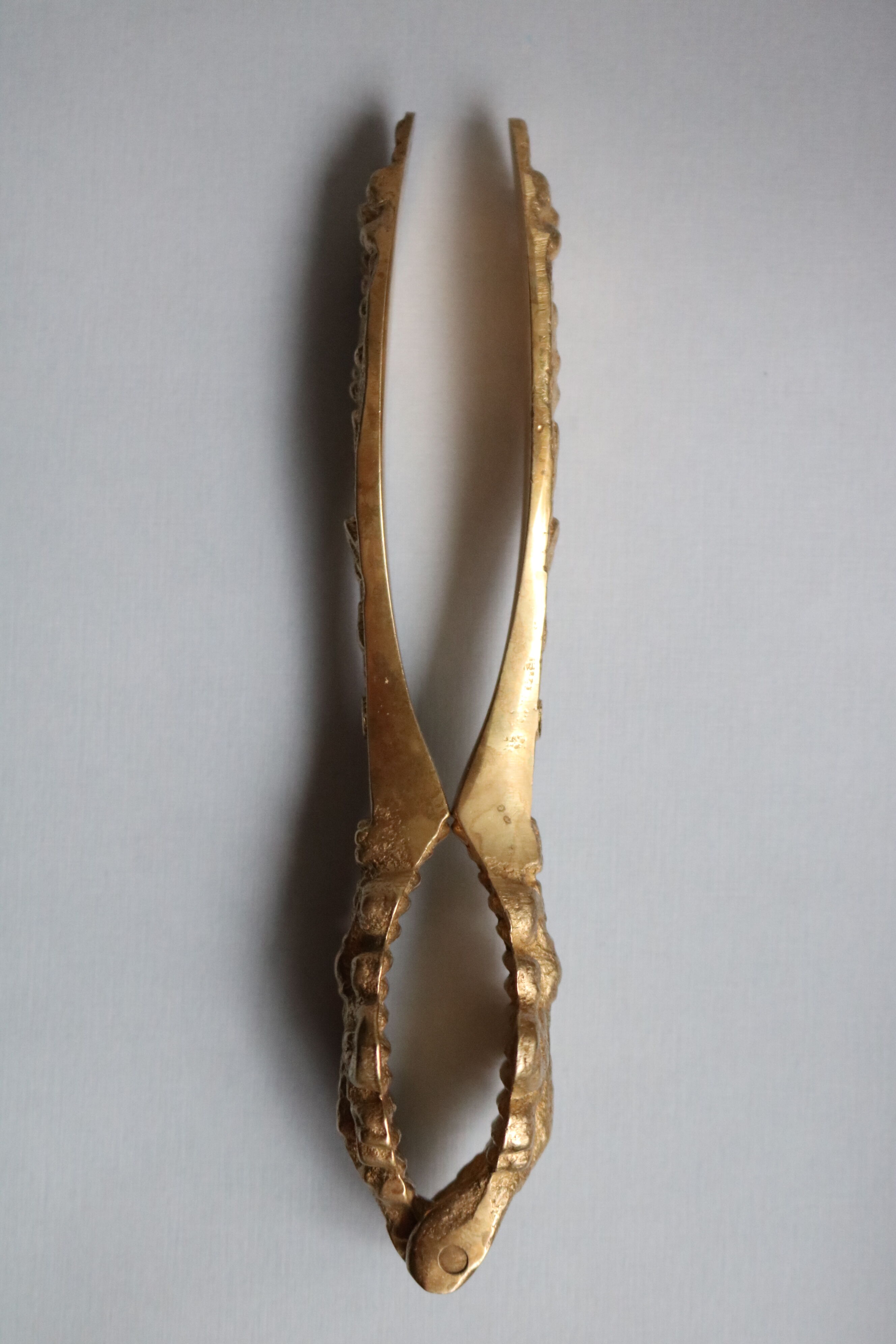 Vintage brass ornate nutcracker