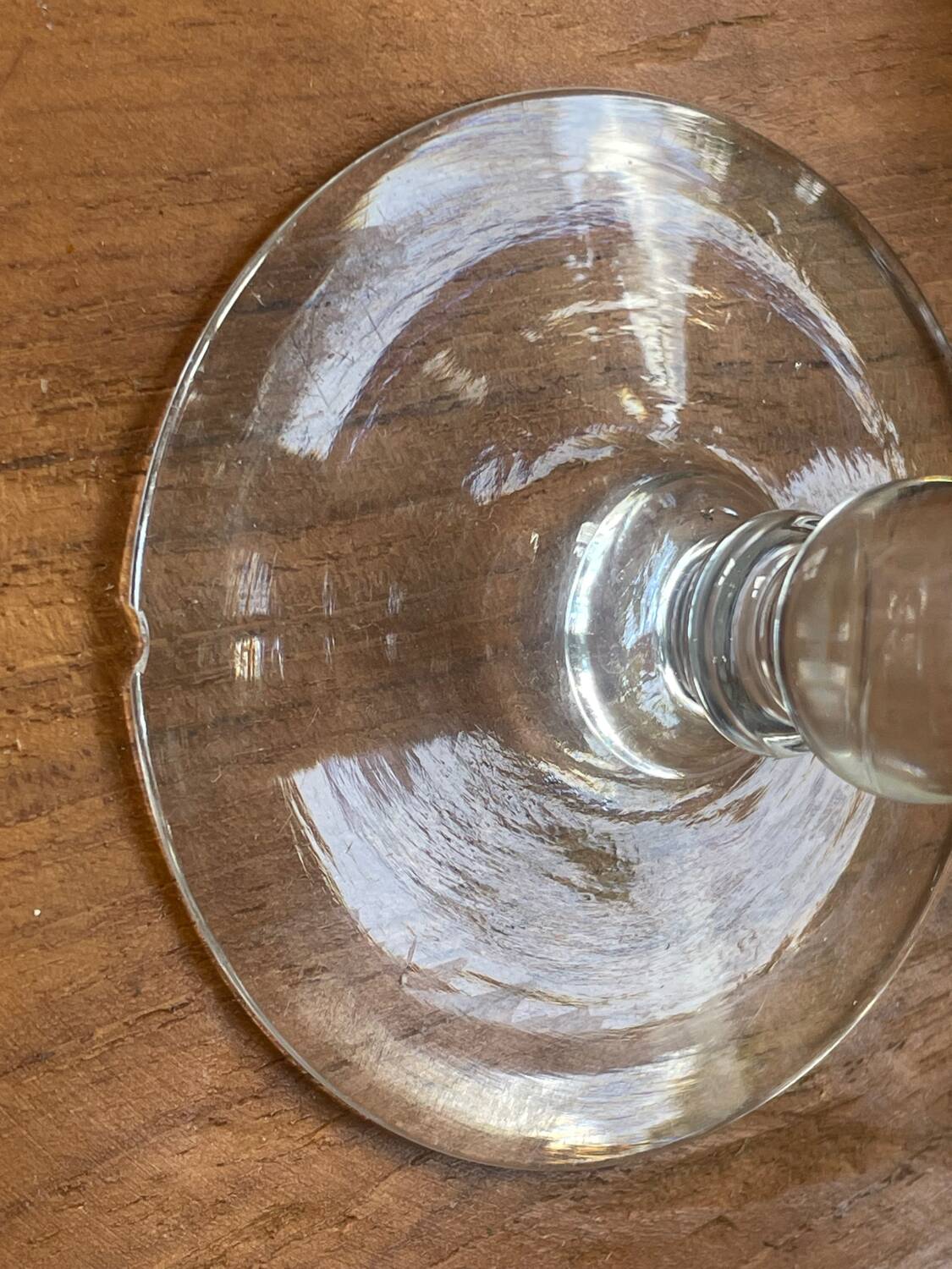 6 Mismatched Engraved Champagne Glasses