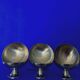 Set of 6 vintage stainless steel ice cream cups