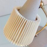 Bedside lamp with pleated day blinds, vintage 60