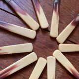 11 Pradel knives art deco style