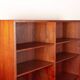 Large Scandinavian teak shelving unit with 6 adjustable shelves by Borge Mogensen