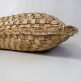 Cushion in natural fibers coconut rattan sea rush