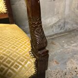 Pair of armchairs catering Empire mahogany 19th