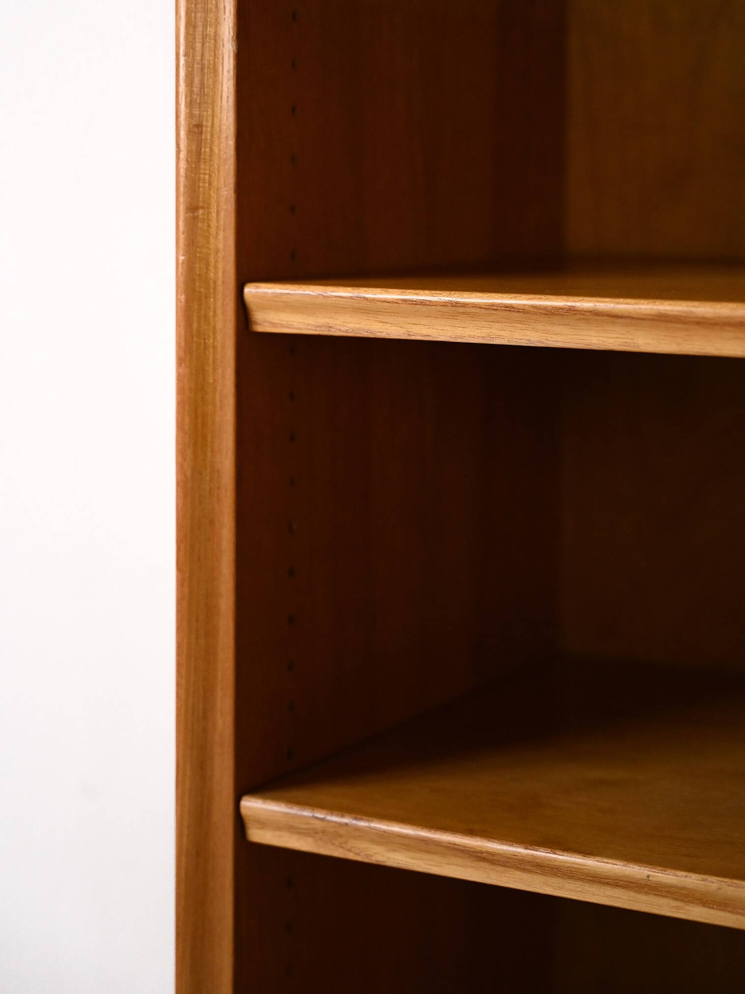 Vintage 1950s bookcase with adjustable shelves