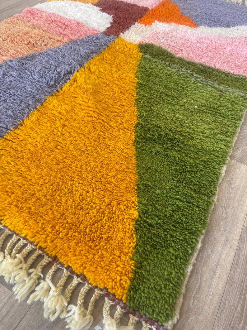 Tapis multicolore en laine naturel 300/200cm